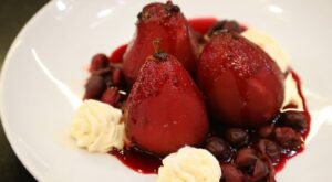 How to Turn Pears and Red Wine Into an Elegant Dessert
