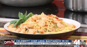 Lidia shares her shrimp & spaghetti recipe!
