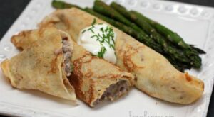 Beef Stroganoff Crepes – Erica’s Recipes – easy beef stroganoff | Recipe | Recipes, Crepe recipe savory, Crepes and waffles