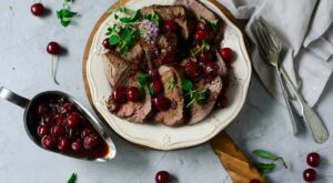 Steak With Cherry-Wine Sauce Recipe: This Easy Steak Recipe With Fresh Cherry Sauce Will Impress | Beef | 30Seconds Food