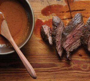 Easy Steak Sauce with Seared Hanger Steak | Recipe | Steak sauce, Steak sauce easy, Hanger steak
