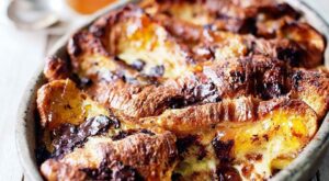 Croissant bread-and-butter pudding recipe – Delicious Magazine