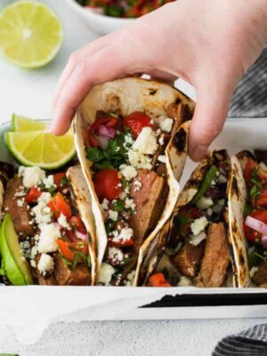 Flank Steak Tacos – Fit Foodie Finds