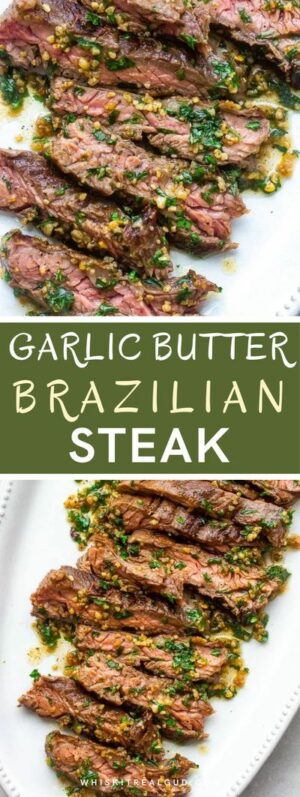 15 min Garlic butter Brazilian Steak | Recipe | Brazilian steak, Easy cooking recipes, Main dish recipes
