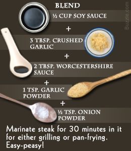 Easy Steak Marinades | Easy marinade recipes, Steak marinade easy, Recipes