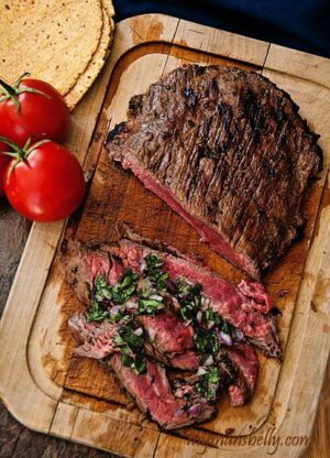 Food – Brazilian Grilled Flank Steak‏ | Recipes, Easy steak recipes, Steak dinner