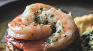 Surf and Turf recipe featuring filet mignon and shrimp with garlic butter sauce. #lowcarb #keto #dinner #skillet | Steak and shrimp, Recipes, Seafood dishes