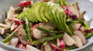 Radish, Avocado and Asparagus Salad | Recipe | Asparagus salad recipe, Food network recipes, Asparagus salad