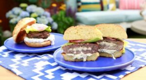 Cheese-Stuffed Lamb Burgers | Recipe | Lamb burgers, Lamb burger recipes, Food network recipes