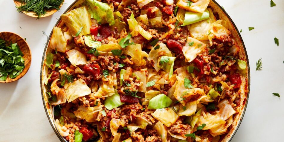 Cabbage Roll Skillet Gets Dinner On The Table Faster—No Rolling Required