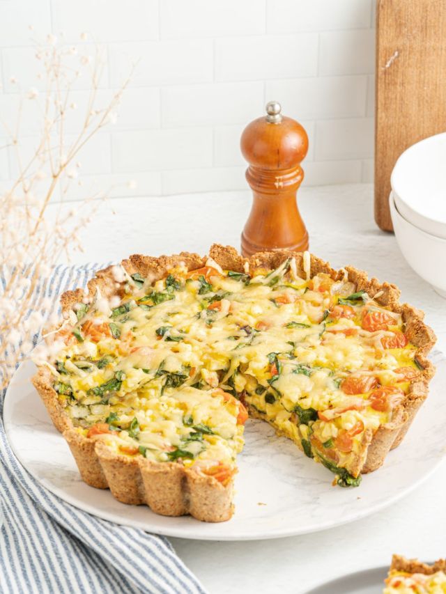 Step Up Your Brunch With This Savory Gluten Free Quiche | My Nourished Home