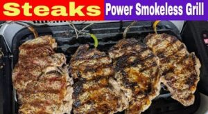cooking steaks on a power smokeless grill – Google Search | How to cook steak, Easy steak recipes, Indoor grill recipes