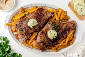 Buttery French Style Steak Frites