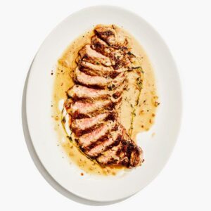 Easy Steak with Pan Sauce | A juicy, buttery, steakhouse-worthy dinner in 30 minutes flat. (via Basically)
Make it: http://bonap.it/vDcfJXK | By Bon Appétit Magazine | Facebook