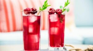Cherry-Lime Sparkler | Recipe | Food network recipes, Geoffrey zakarian, Cherry recipes