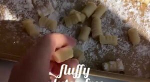 Soft, dreamy, FLUFFY Gluten-Free Gnocchi! Perfect for a cozy night in, gatherings with friends and family, and just as fun to make as they are to eat! Just 4 simple ingredients! | BakerySpirit | NewsBreak Original