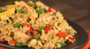 Easy Chicken Fried Rice  – Better Than Takeout!