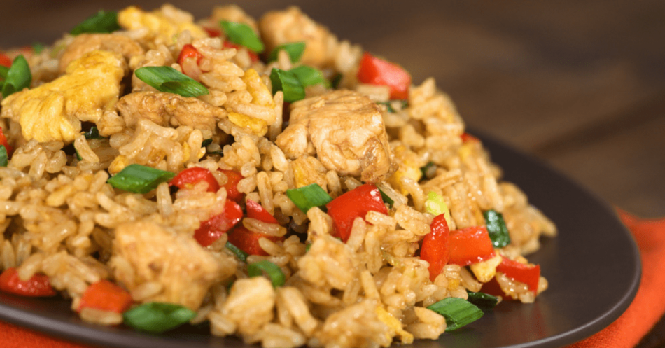 Easy Chicken Fried Rice  – Better Than Takeout!