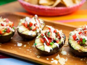 Inside Out Stuffed Avocados (Summer in a Snap) – Jeff Mauro, Geoffrey Zakarian, Katie Lee & Sunny Anderson, “The Kitchen” on the Food Network.