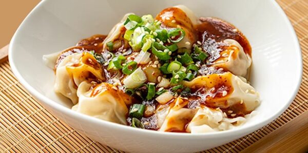 Szechuan Chilli Oil Gluten-Free Wontons (Meat or Vegan Options) | Vancouver Food Blog