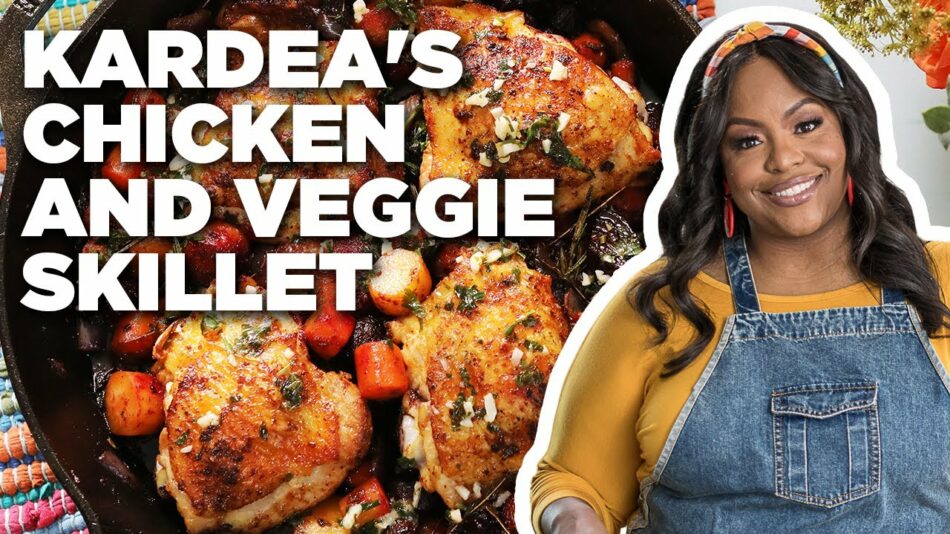 Kardea Brown’s Chicken and Veggie Skillet | Delicious Miss Brown | Food Network | Flipboard