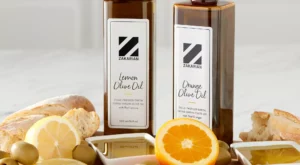 Geoffrey Zakarian Set of 2 500mL Orange & Lemon Olive Oils – QVC.com