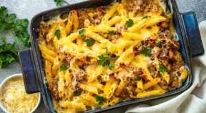 Easy Mexican Penne Pasta Casserole Recipe: A Quick Ground Beef Dinner | Casseroles | 30Seconds Food