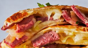 Corned Beef & Cabbage Cheese Quesadillas Just Showed Reubens What