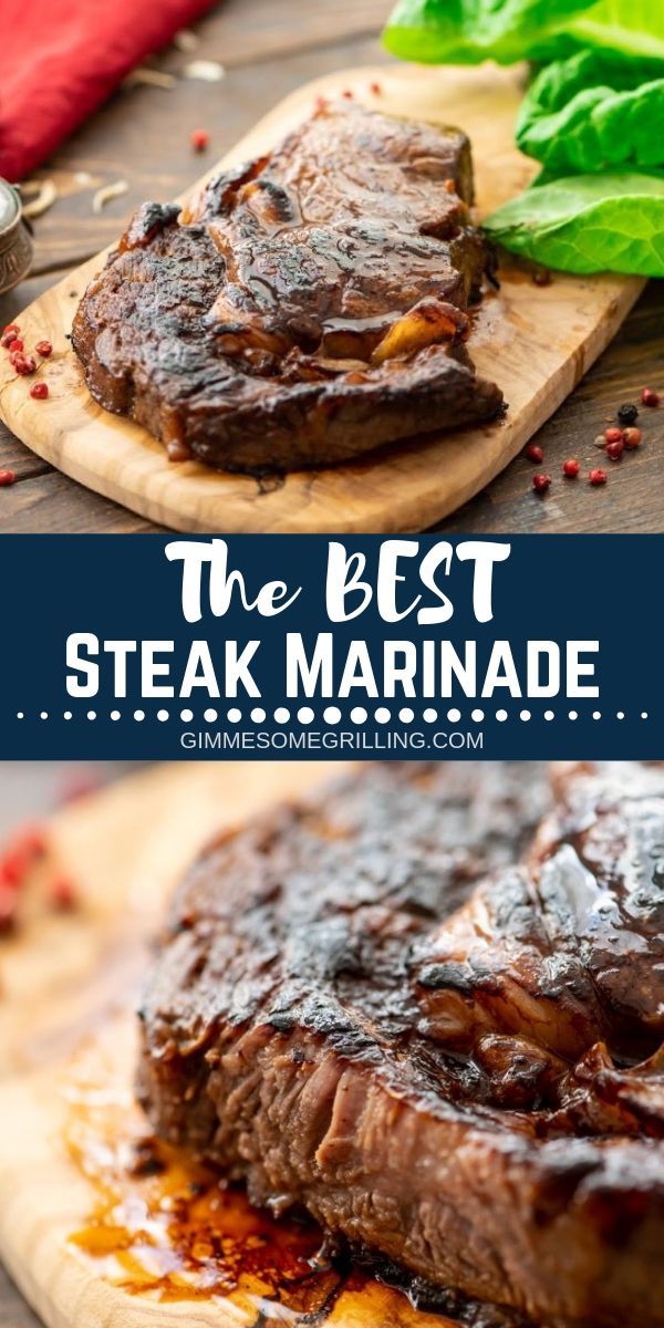 This is the BEST Steak Marinade ever! It will make your steaks juicy, tender and full of flavor. We love tha… | Steak marinade, Easy steak marinade recipes, Recipes