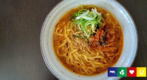 Turn Up The Heat With This Vegan Kimchi Miso Ramen Recipe
