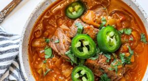 Easy Beef Green Chile