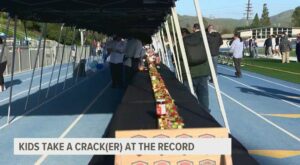 A California High School uses old gym bleacher to make the longest charcuterie board – WQAD Moline