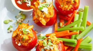 Air-Fryer Buffalo Chicken-Stuffed Tomatoes Recipe – EatingWell