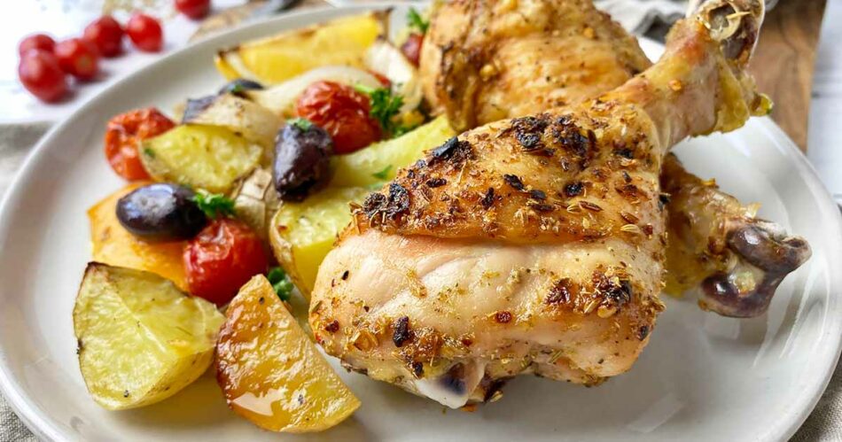 Mediterranean Chicken Sheet Pan Dinner Recipe – Foodal