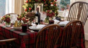 Tartan Table – Front Roe by Louise Roe | Christmas house, Christmas dinner table, Festive tablescape – Pinterest
