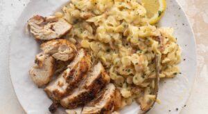 Chicken with Baked Lemon Pasta – How Sweet Eats