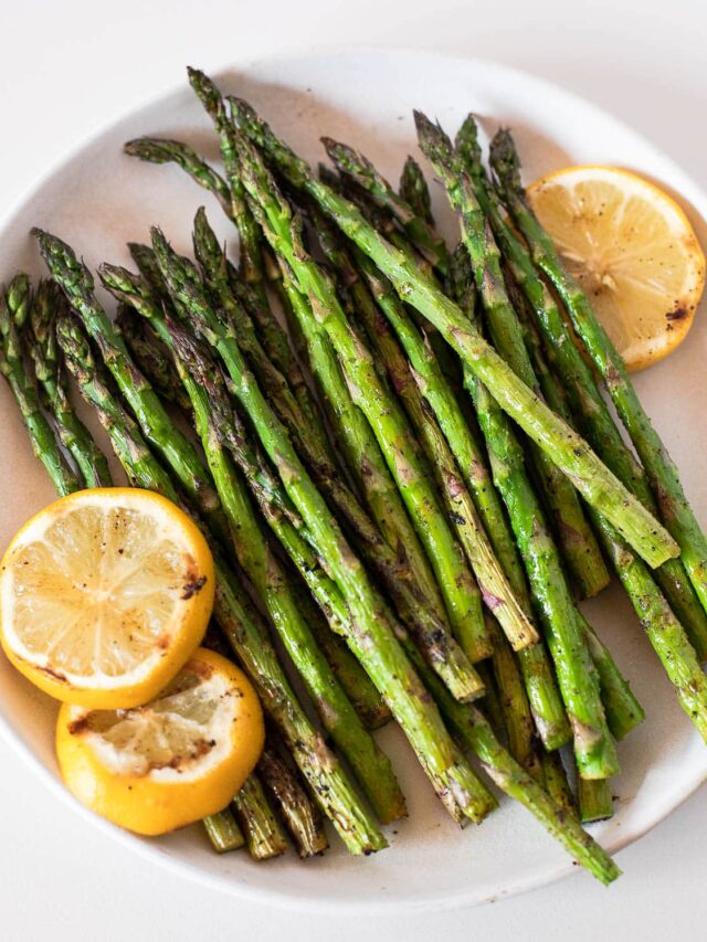 Lemony Traeger Asparagus Recipe – Fit Mama Real Food