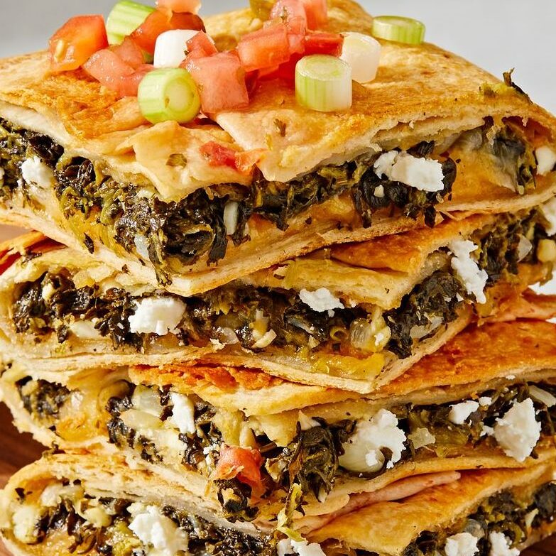 Sheet-Pan Spanakopita Quesadillas – 5* trending recipes with videos – theFFeed