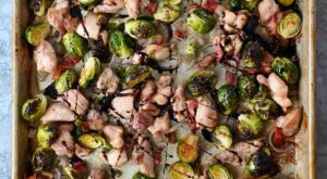 Sheet Pan Chicken and Brussels Sprouts – Nom Nom Paleo