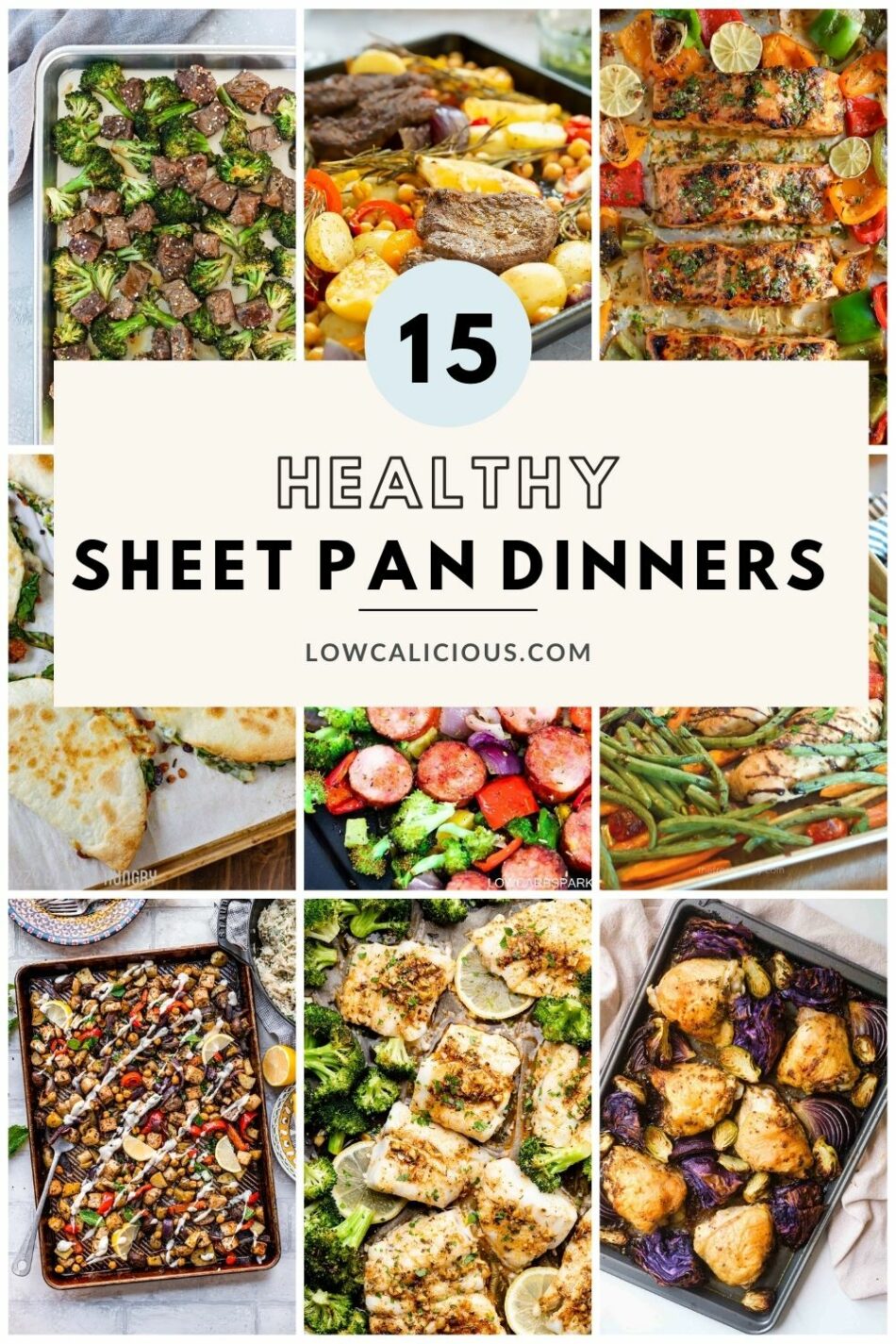 Healthy Sheet Pan Dinners – Lowcalicious
