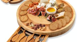 34% off on Bamboo Cheese Board and Knife Set – OneDayOnly