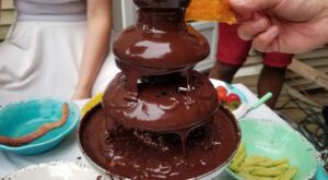 How to Set Up Chocolate Fountain (Recipe With Cream or Oil) – Dame Cacao