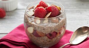 Cocoa-Chia Pudding with Raspberries – EatingWell