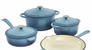 7 PC Enameled Cast Iron Cookware Set – Agave
