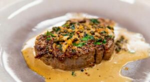 Pan Roasted Filet Mignon with Green Peppercorns | Recipe | Green peppercorn, Filet mignon, Food network recipes