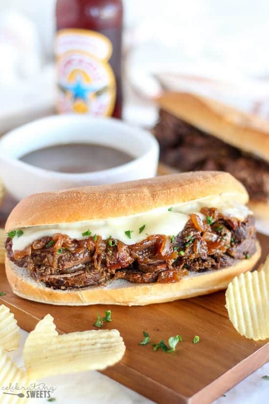 French Dip Sandwich (Slow Cooker or Instant Pot) – Celebrating Sweets