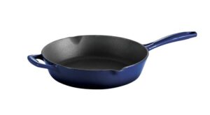 Tramontina Gourmet 10 in. Enameled Cast Iron Skillet in Gradated Cobalt 80131/065DS – The Home Depot