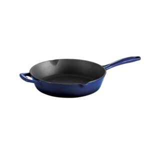 Tramontina Gourmet 10 in. Enameled Cast Iron Skillet in Gradated Cobalt 80131/065DS – The Home Depot
