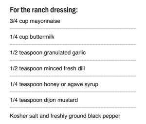 Jeff Mauro Ranch Dressing – Combine the mayonnaise, buttermilk, garlic, dill, honey, mustard, 1/4 t… | Buttermilk ranch dressing, Salad dressing recipes, Jeff mauro