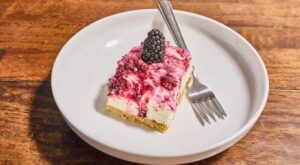 Kane’s Cuisine: No-bake blackberry cheesecake that MUST chill